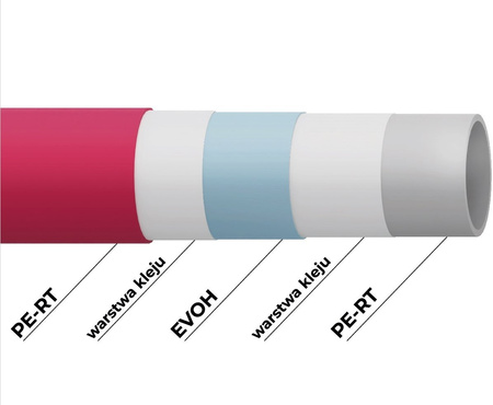 Rura Pert-evoh-pert Diamond Magenta 16x2 600m
