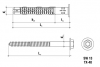 Kołki ramowe rozporowe z wkrętem z łbem sześciokątnym 12 x 80