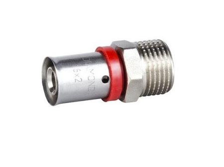 Złączka pex zaprasowywana 25x1 GZ
