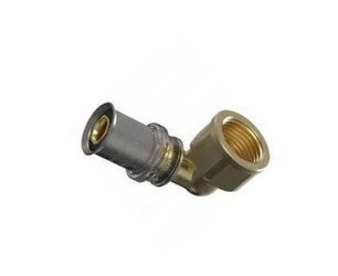 Kolano pex zaciskane 20x1/2 gw - Wavin Tigris M5